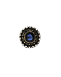Victoria - Antique 18K Gold & Silver Sapphire Cluster Ring