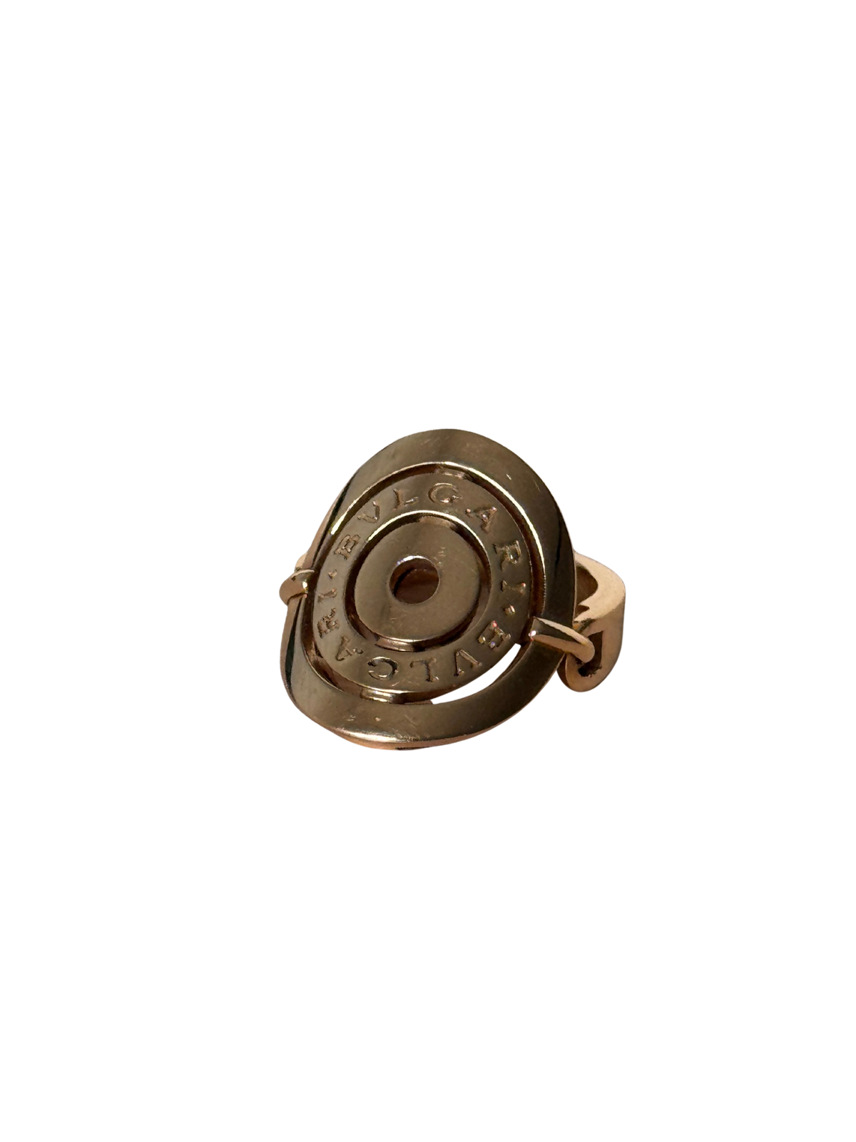 Bulgari Astrale Cerchi - Vintage 18K Yellow Gold Concentric Circle Ring