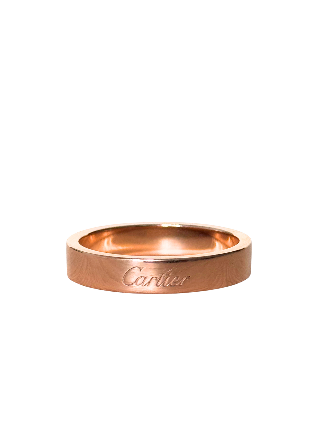 C de Cartier - 18K Rose Gold 3 mm Band Ring