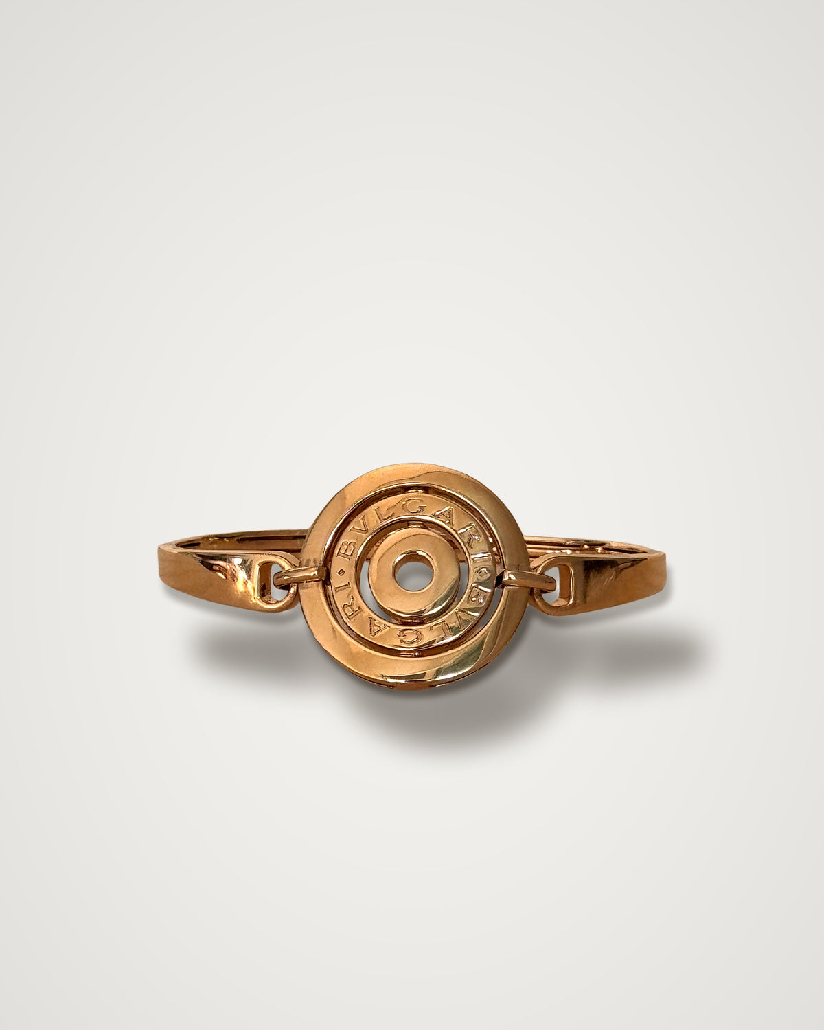 Bulgari Astrale - Vintage 18K Yellow Gold Concentric Circle Bracelet