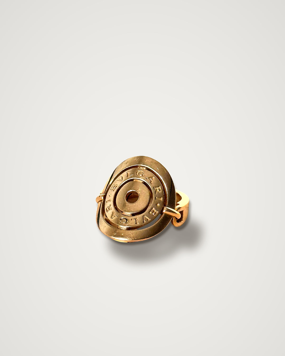 Bulgari Astrale Cerchi - Vintage 18K Yellow Gold Concentric Circle Ring