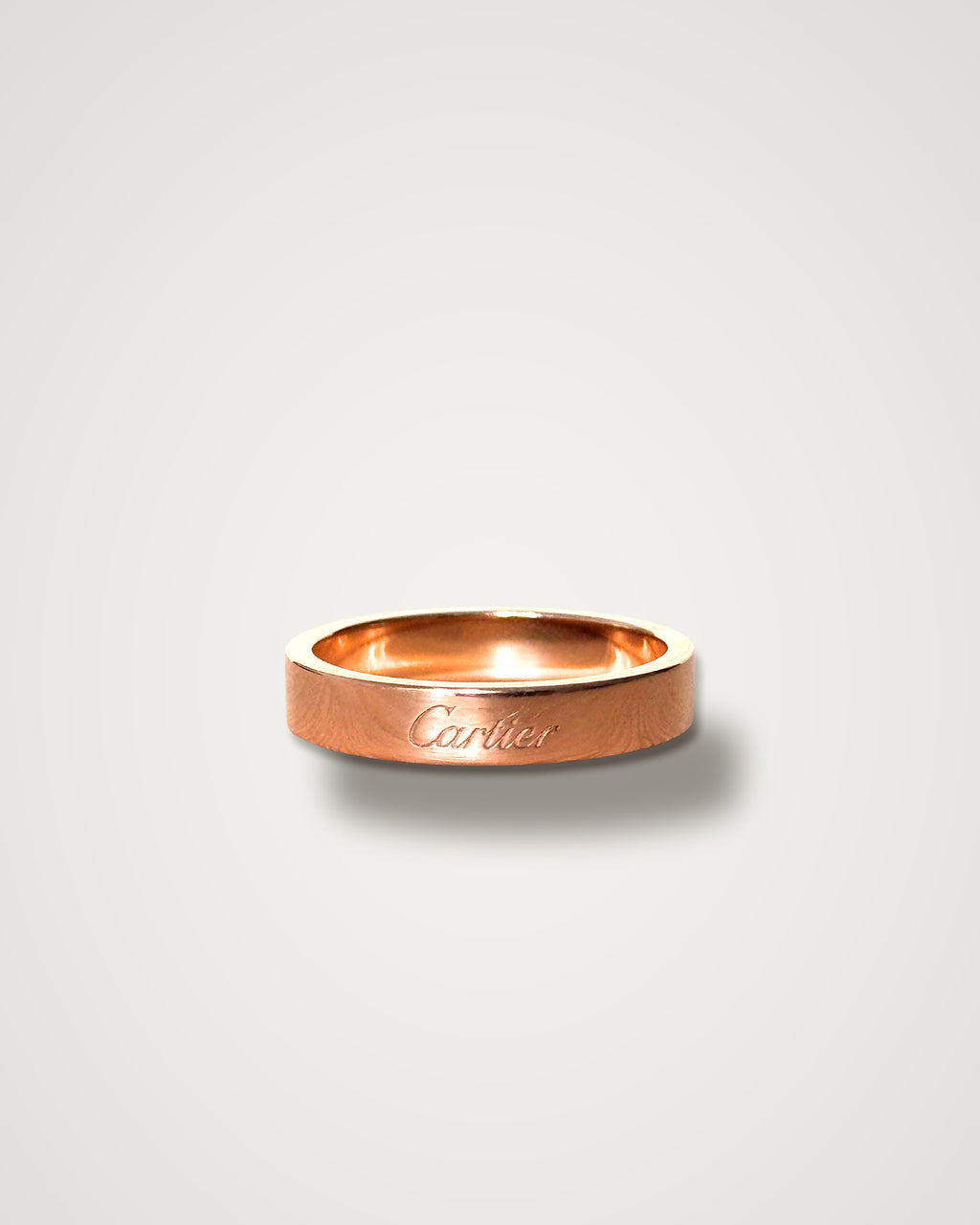 C de Cartier - 18K Rose Gold 3 mm Band Ring
